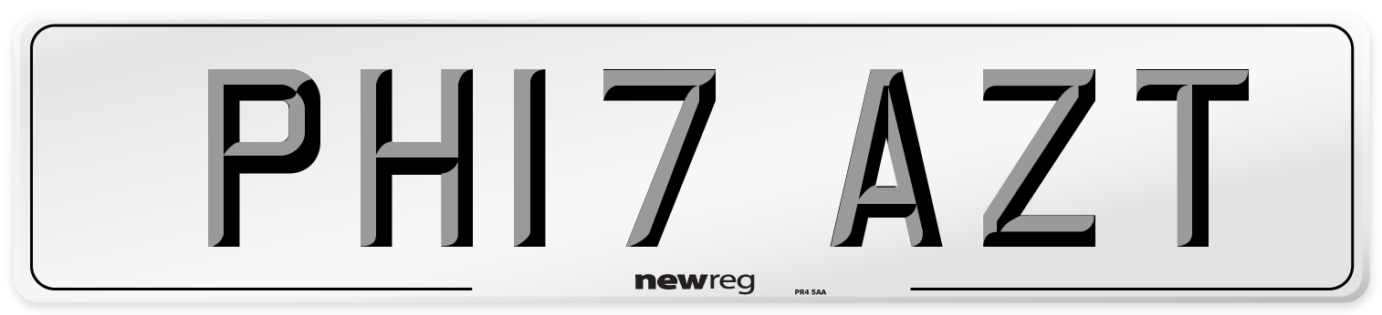 PH17 AZT Number Plate from New Reg